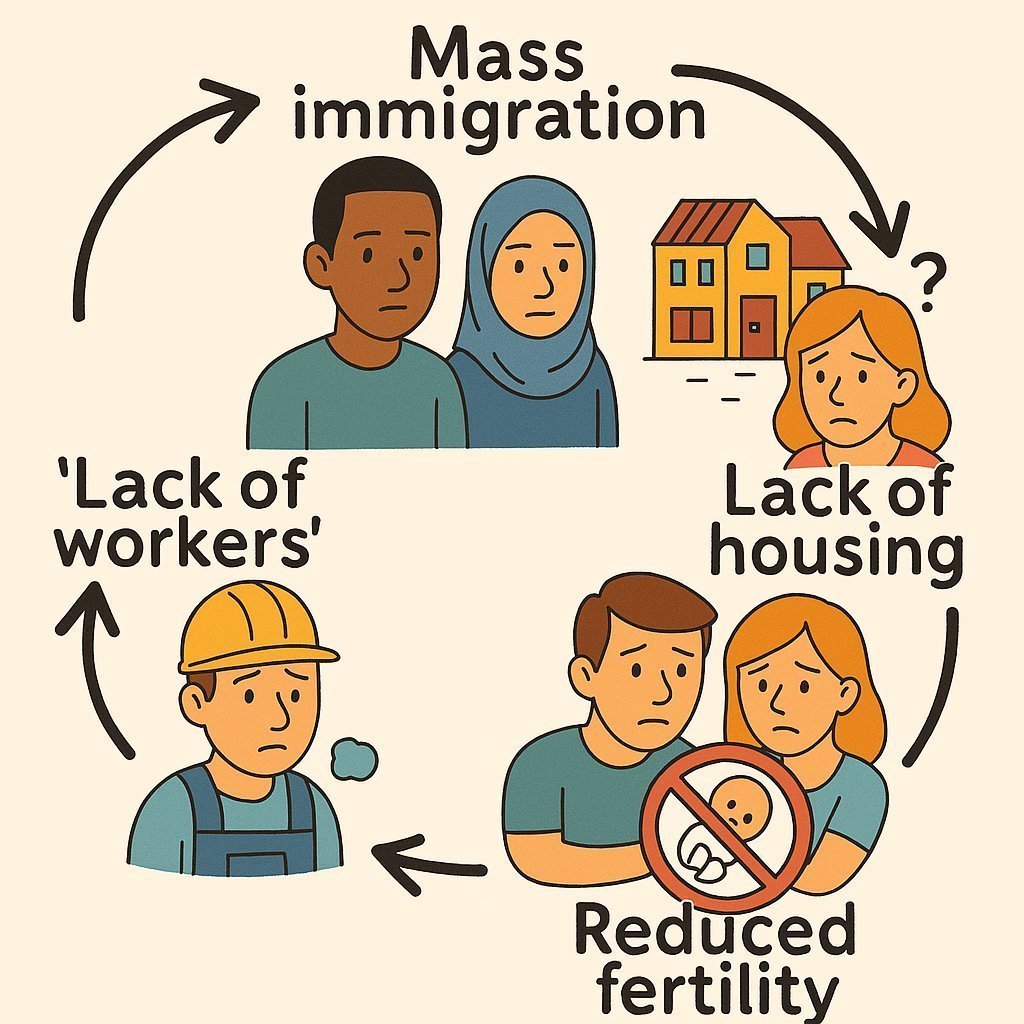 I know many fellow Danes who are hesitant to have children because it would require moving far away from the city and their workplace in order to afford a place large enough, due to the sharp increase in housing prices.

Twenty years ago, when housing prices were more reasonable,