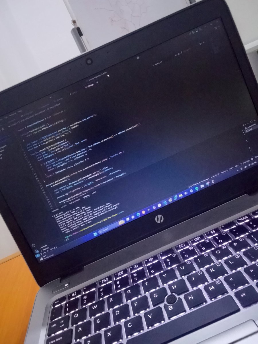 Dev_Rodiyat's tweet image. Day 1 of my blockchain dev journey-and it’s already intense! 🔥
Diving into blockchain, Merkle Trees, Smart Contracts, Ethereum, and more. Excited to learn and share updates-check the comments for more insights! 🚀