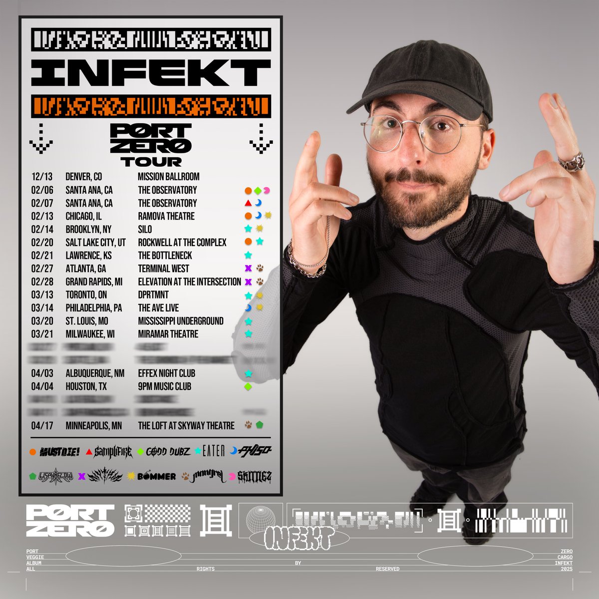 infektdubstep's tweet image. 2026 US Tour!! new visuals, bigger shows, new merch, stacked support, and more!! can&apos;t wait to see you all again 💕