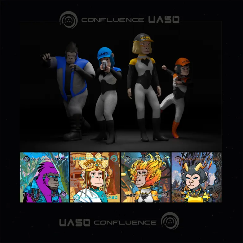 cc76288's tweet image. The original #Confluence Crew will be coming to  Metaverses&apos; near you ! So keep your eyes peeled and pay attention, the team is shaking things up.