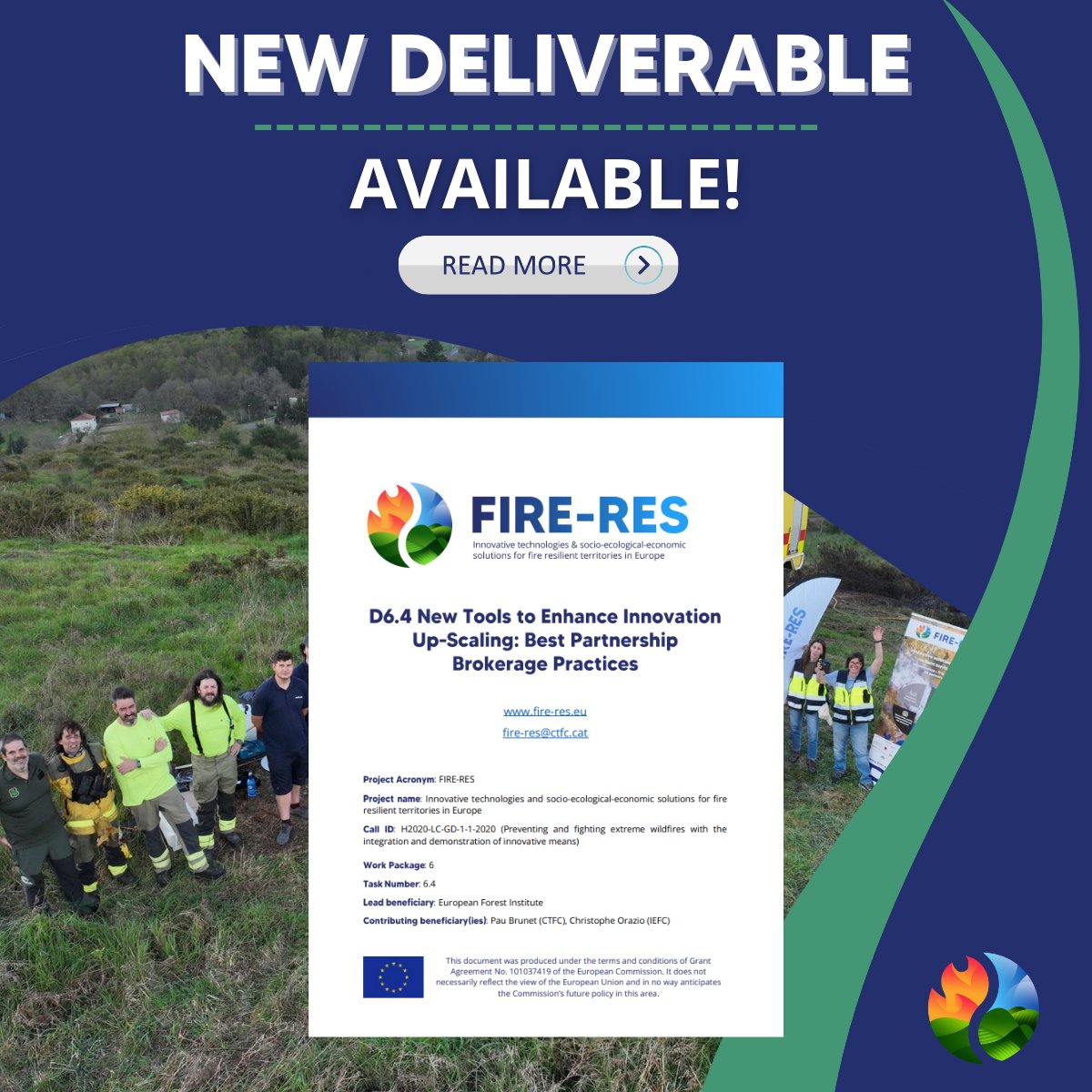FIRE-RES (@fireresproject) on Twitter photo New deliverable out now!🆕You've heard a lot about our #InnovationActions & #OICs but maybe you don't know how <a href="/europeanforest/">European Forest Institute (EFI)</a> designed a Hub to make them collaborate and find their synergies, on the testing grounds of the #LivingLabs 💡Read more🔗fire-res.eu/deliverables-a… New deliverable out now!🆕You've heard a lot about our #InnovationActions & #OICs but maybe you don't know how <a href="/europeanforest/">European Forest Institute (EFI)</a> designed a Hub to make them collaborate and find their synergies, on the testing grounds of the #LivingLabs 💡Read more🔗fire-res.eu/deliverables-a…