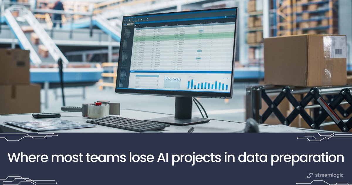 streamlogic_ltd's tweet image. ๐ Data quality is the top AI barrier for 85% of companies in 2025 (KPMG).
Teams reconcile data instead of extracting value. Budgets inflate, timelines extend, pilots never scale. Fix data prep before scaling โ streamlogic.com/tech-council/hโฆ
#MLOps #DataEngineering #AIImplementation