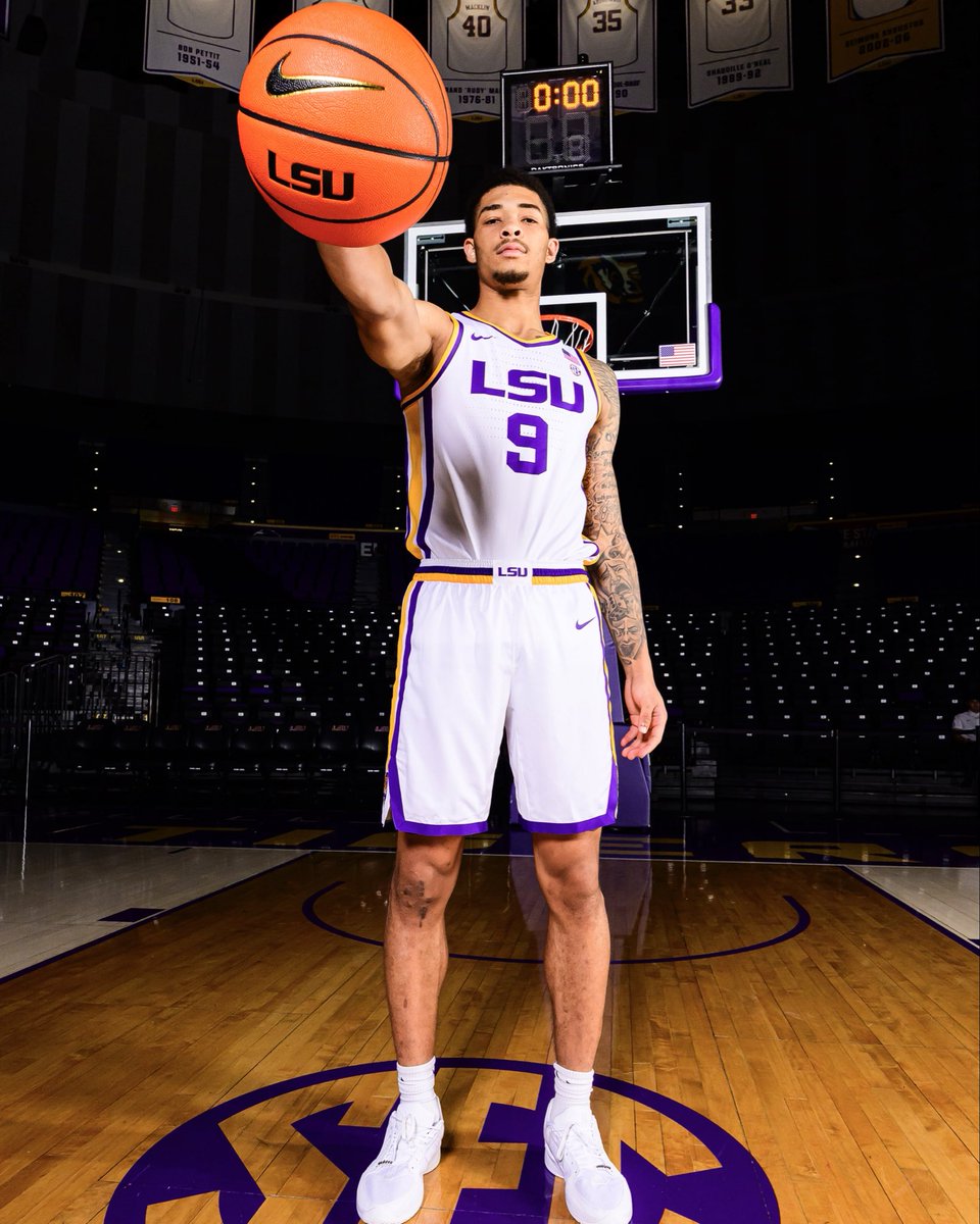 LSUBasketball's tweet image. Birmingham Bound ✈️

Jalen Reed, Dedan Thomas, Jr., and Marquel Sutton will join Matt McMahon at SEC Tip-Off 2026!