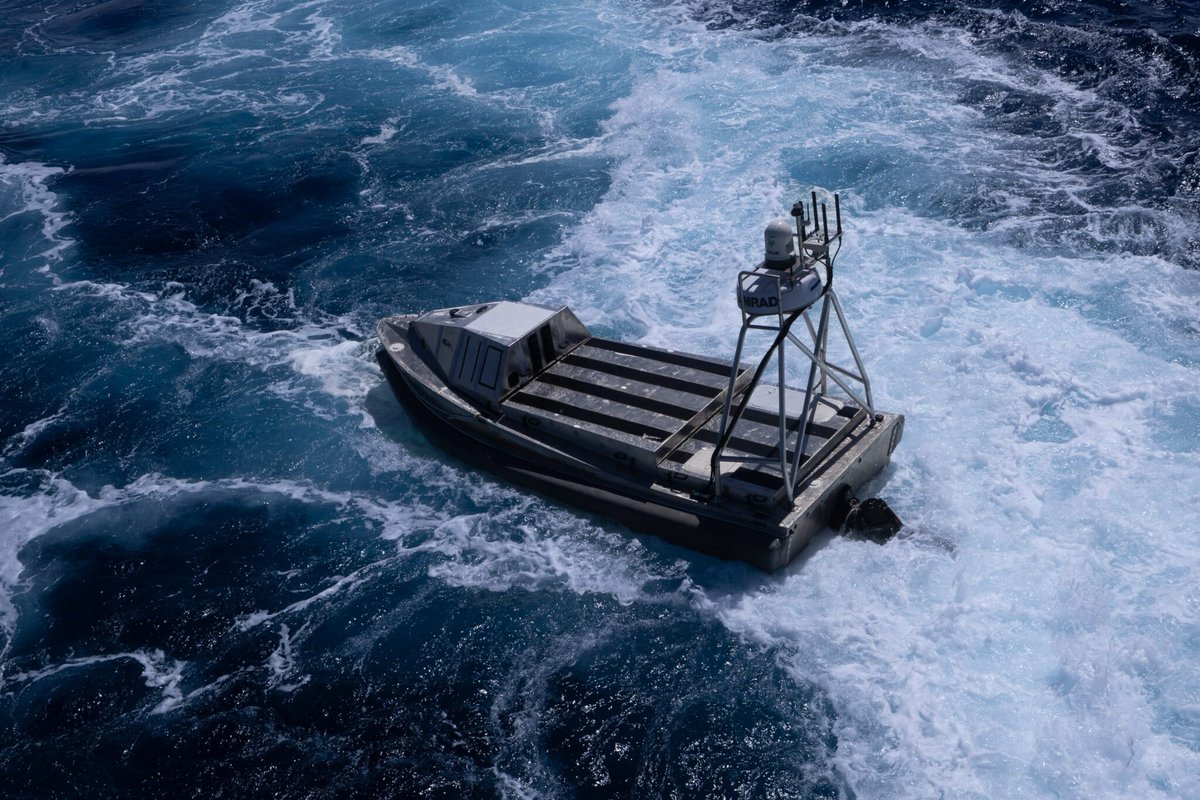 The #USNavy recently deployed Global Autonomous Reconnaissance Craft (GARC), as well as several other #unmanned systems, to train against swarms of enemy #drones during two multinational NATO exercises held in the North Atlantic. | bit.ly/48PTW79
