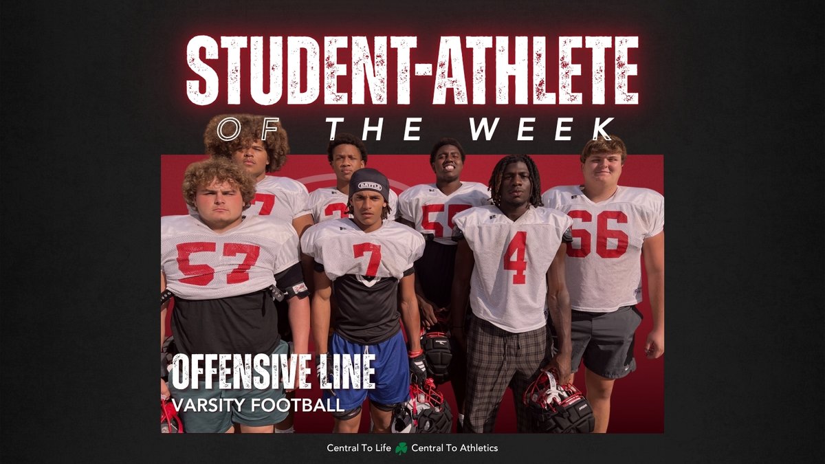 Central Catholic (@centralcatholic) on Twitter photo ☘️🏈 CONGRATS <a href="/ToledoCCHS_FB/">Central Catholic Football</a> OL on being picked SAOTW!!! Starting unit played key role in Fighting Irish's 42-7 victory vs. rival St. John's Jesuit. CCHS accumulated 277 yds & 3 TDs on ground, including season-high 152 yds by <a href="/Jeremiah2027RB/">Jeremiah (Full Flight Fuller)</a> ... GO IRISH!!! #CentralToLife ☘️🏈 ☘️🏈 CONGRATS <a href="/ToledoCCHS_FB/">Central Catholic Football</a> OL on being picked SAOTW!!! Starting unit played key role in Fighting Irish's 42-7 victory vs. rival St. John's Jesuit. CCHS accumulated 277 yds & 3 TDs on ground, including season-high 152 yds by <a href="/Jeremiah2027RB/">Jeremiah (Full Flight Fuller)</a> ... GO IRISH!!! #CentralToLife ☘️🏈