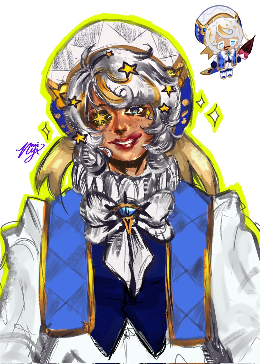 Colored and rendered a bit 🔹

#mycookie #crk