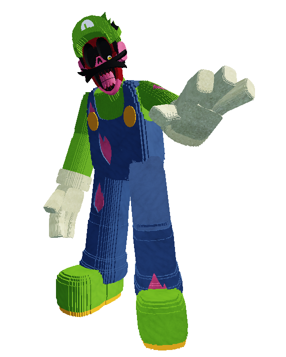 ihy luigi model i made to experiment with my modeling style

have to clarify this isnt for hijinx or anything else i just made it for fun