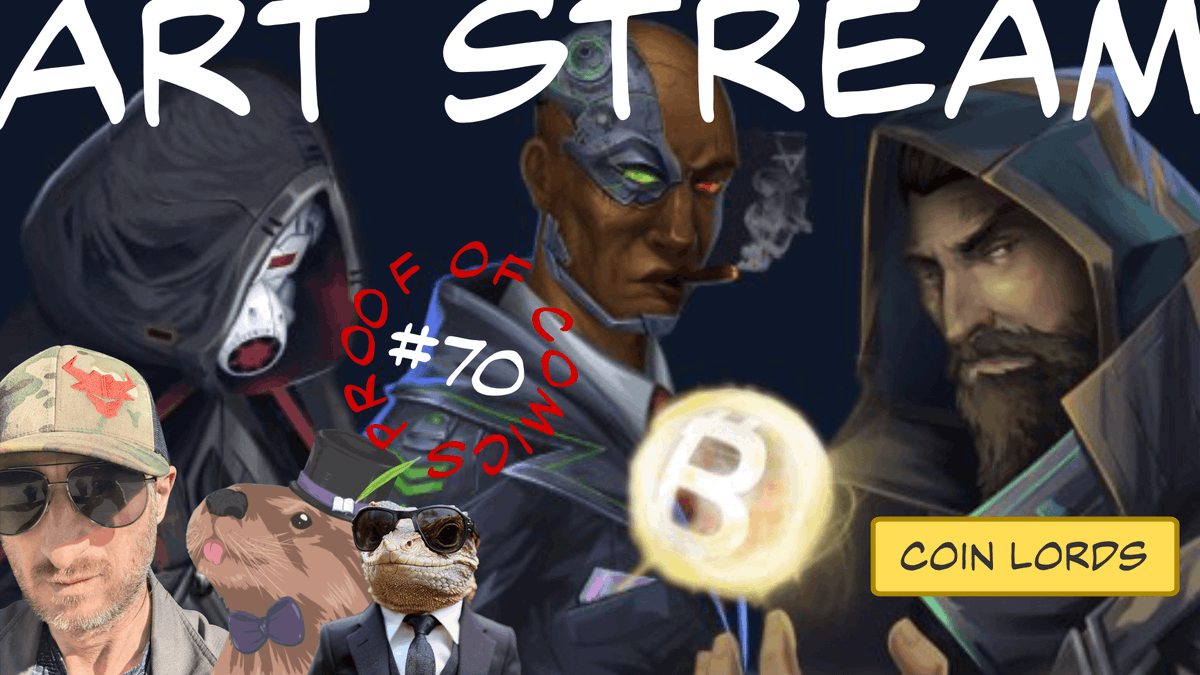CharactrCreatr's tweet photo. We have another Bitcoiner comic book creator tonight on Proof of Comics! @memebrains joins us to talk about @CoinLordsHQ , Bitcoin, Billboards and getting out of Canada!! You won't want to miss it.
@asanoha_gold @The_Lord_Otter @nkjamesv @TenkageHQ @omerglitch @winterhodler256 
https://t.co/prCP0nBGQc