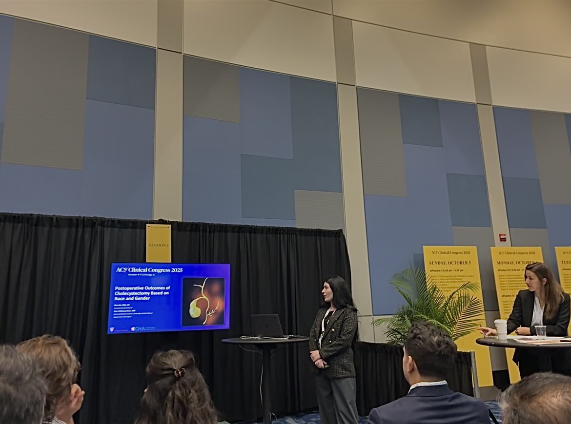 Congratulations to our very own Austen Society Co-Chair, Besmira Alija, for being selected as one of nine recipients of the 2025 ACS Medical Student Travel Award!

We’re proud to see her representing the Austen Surgical Society at the ACS Clinical Congress in Chicago.