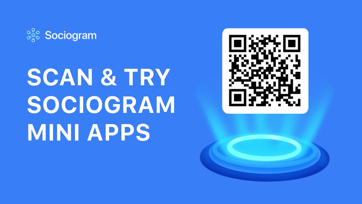 Try Sociogram Mini Apps

- Earn crypto while playing 
- No need to leave the platform 
- Direct access to your Sociogram balance 
- Share achievements &amp; compete with friends
- Integrate your own app: dev.sociogram.org

Tap ❤️ to explore now!