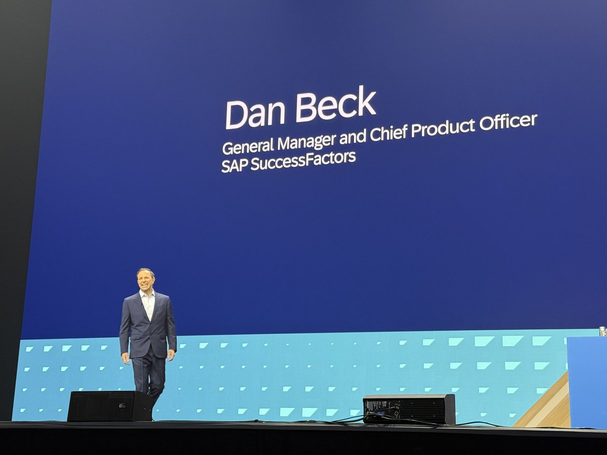tcrawford's tweet image. Let’s go. Starting off the opening keynote on #HCM, @SAP’s Dan Beck lays the foundation for change. 

#CIO #SAPConnect