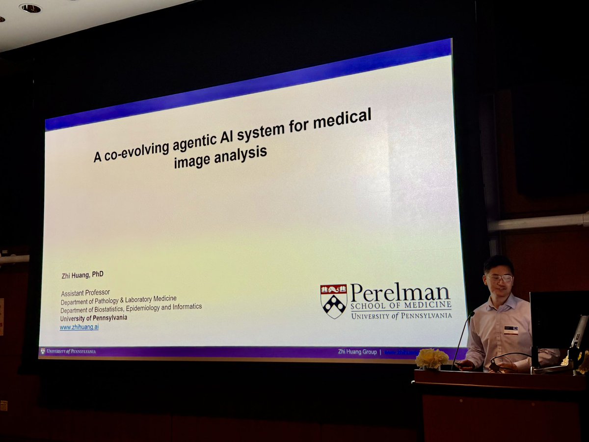 DrNetto's tweet image. Zhi Huang introducing #TissueLab
His team’s newly developed #computational #pathology tool @PennPathLabMed 2025 Research Day
@PennMedicine @USCAP @ESP_Pathology @Penn