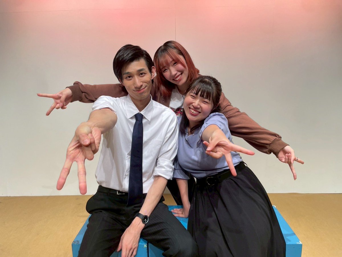 Haruka_Amane920's tweet image. 落ち着いたので改めて
結座第4回公演『人生の片道切符』について…

変な人ばっかで最初から最後まで楽しかった！人見知りしなかった💮
ご来場頂いたたくさんのお客様を始め、スタッフの方、演者仲間の皆、れいさん、本当にありがとうございました！

#結座片道切符 
石崎萌恵役 天音はるか