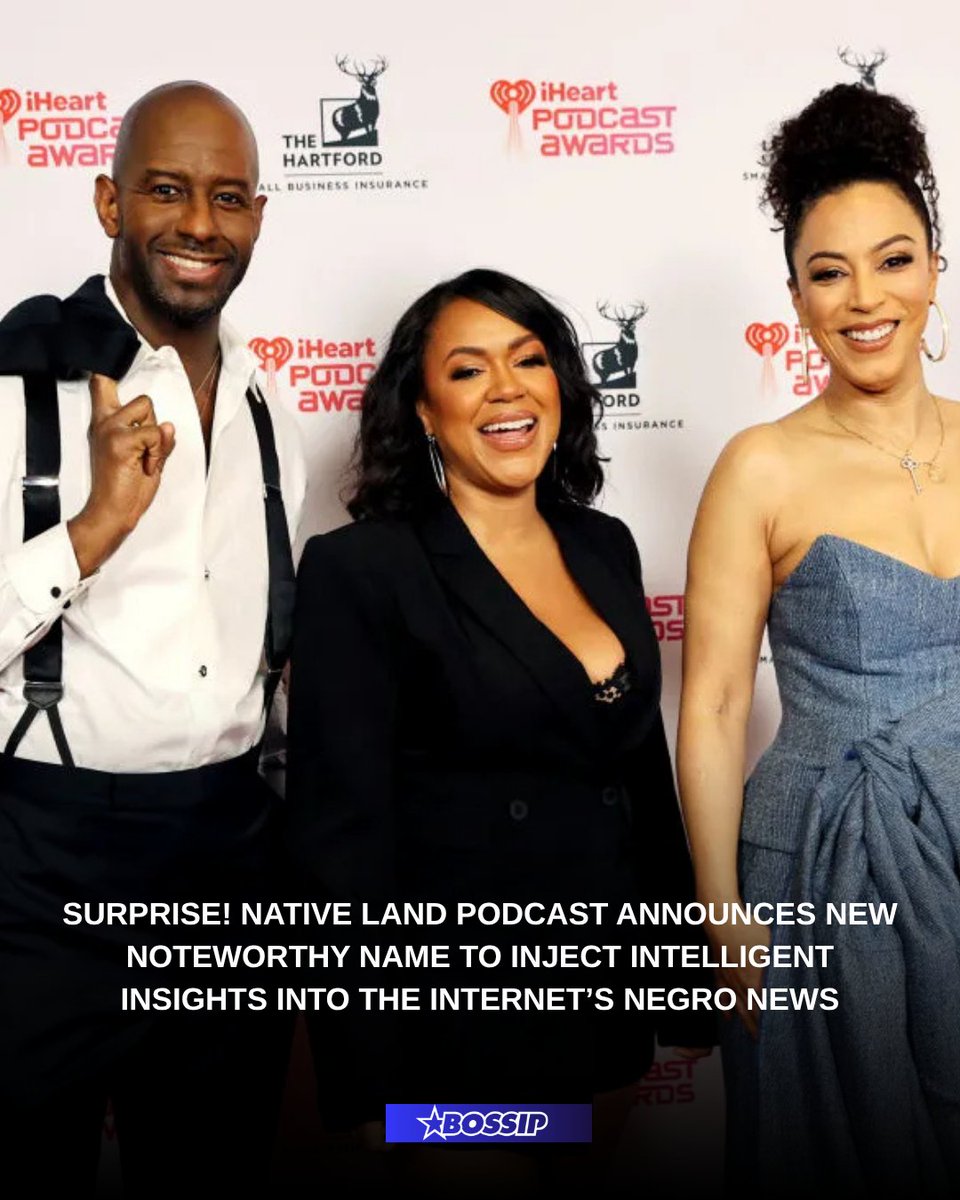 Bossip's tweet image. The Native Land Podcast consisting of BOSSIP-named “political analyst bae” Angela Rye, no-holds barred journalist Tiffany Cross, and former Florida gubernatorial candidate Andrew Gillum has announced that they will no longer be a trio…because now they are a foursome!…