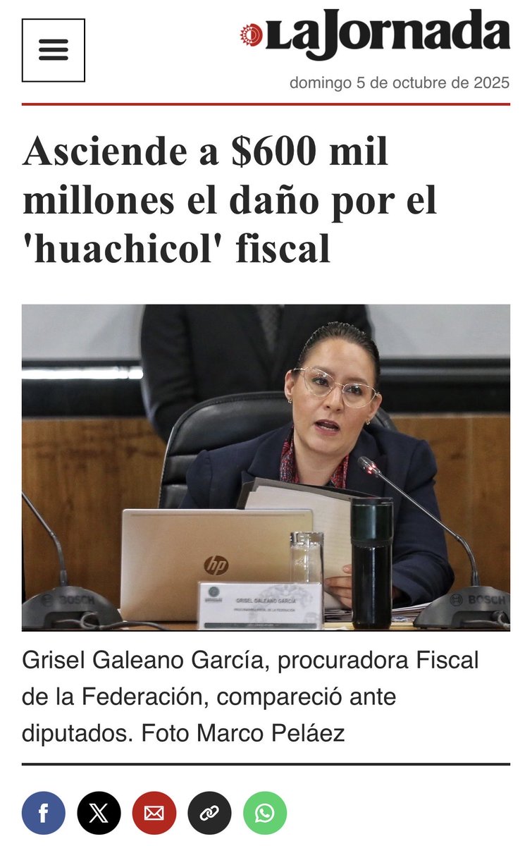 Vicente_Galvez's tweet photo. Ahora Sheinbaum niega que el monto defraudado por huachicol fiscal durante el sexenio de Lopez Obrador sea de 600 mil millones de pesos, incluso aseguró que la procuradora Fiscal, Grisel Galeano, nunca dio esa cifra.

La realidad: La declaración está grabada… 👇 https://t.co/bguMzCkiWp