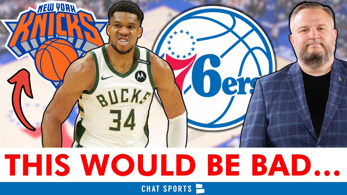 Could the Knicks really land Giannis Antetokounpo? After Shams' report this morning, it's looking more likely than ever...

This would be BAD news for the Sixers and could change their strategy moving forward.

WATCH: youtube.com/watch?v=rcV3fI…

<a href="/ChatSports/">Chat Sports</a>