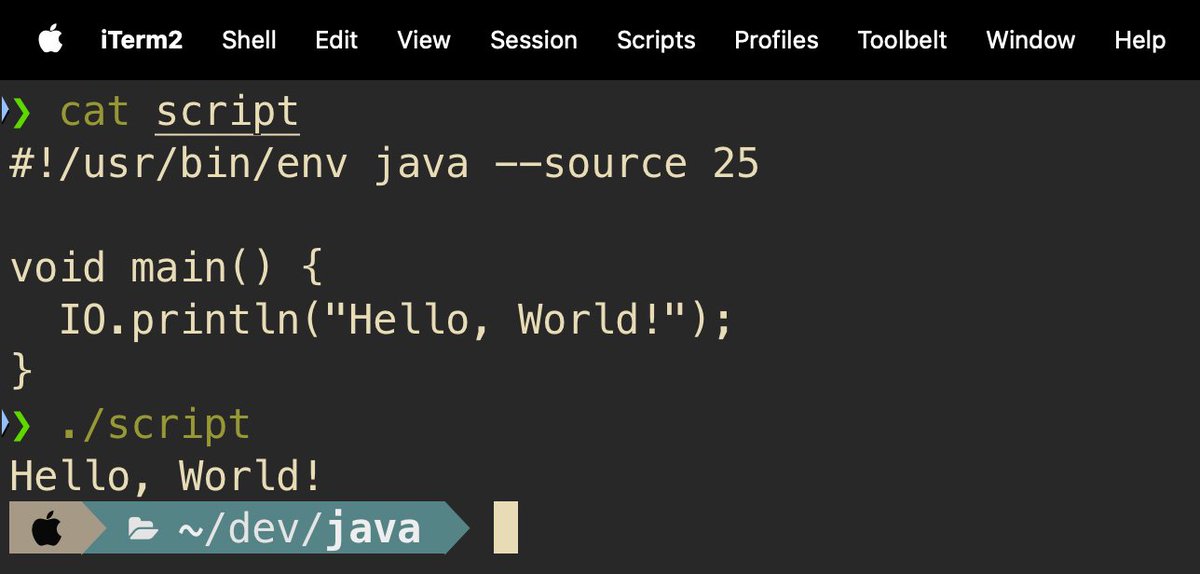therealdanvega's tweet image. What a great time it is to be a #Java developer. As my friend @starbuxman pointed out it's easy to write scripts now... Making all of us Java Script developers 🤣