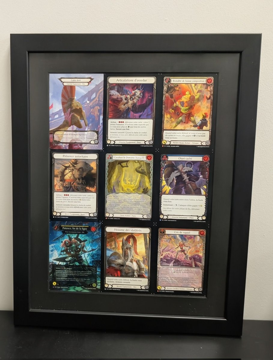Next up in the charity raffle donations is this incredible uncut COLD FOIL sheet from Super Slam World Premier in Montreal

Donated by our dear friends at WNY Gaming(wnygaming.com) in Buffalo, NY