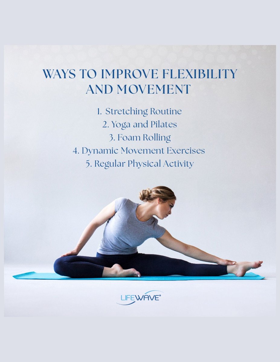 YoungerCellsNow's tweet image. Movement is medicine and flexibility keeps you feeling young, strong, and balanced.
AElevate your active lifestyle with LifeWave!

Rhonda Donahue
YoungerCells.com
714.863.5959

#FlexibilityTraining #MindBodyBalance #ActiveMovement #YogaWellness #HolisticPerformance #xmas