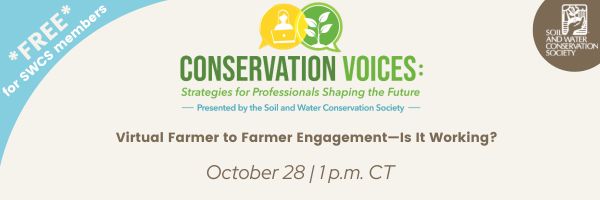 🌾Is virtual farmer-to-farmer engagement working? Find out Oct 28, 1–2 PM CT in the webinar Conservation Voices with Clare Lindahl &amp; Jenny Seifert. Learn how videos &amp; podcasts boost conservation adoption.
Register today: go.wisc.edu/j7h5w2