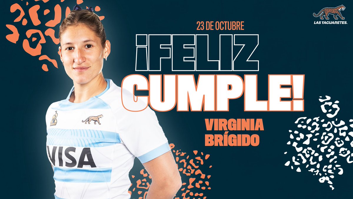¡Le deseamos el mejor de los días a Virginia Brígido! ¡Felicidades! 🥳

#SomosLasYaguaretés