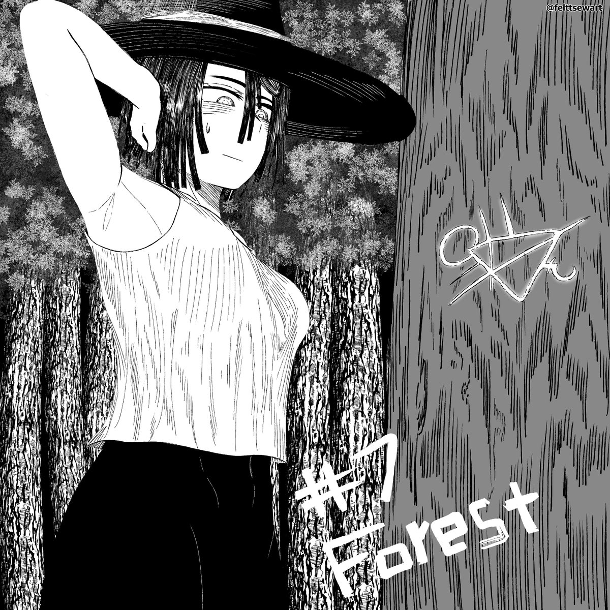 felttsew's tweet photo. #7 Forest
#drawtober #drawtober2025 #forest #petaltober2025 https://t.co/pphK2t8HaL
