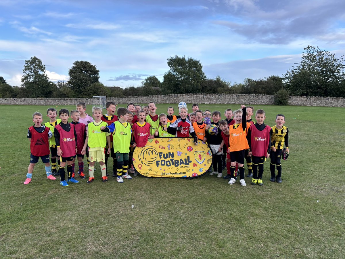 We are taking part in the McDonalds Fun Football programme which enables us to provide trial sessions and welcome new members to the club 😃⚽️
#footballforall 
<a href="/ScotFANorth/">North</a> 
<a href="/FunFootballUK/">McDonald’s Fun Football</a> 
<a href="/ScottishFA/">Scottish FA</a>