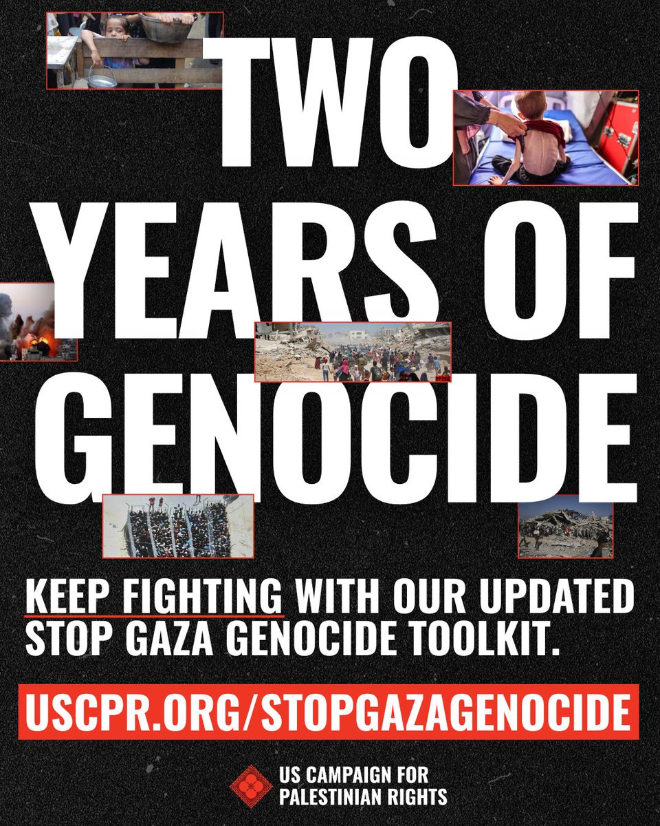 USCPR #StopArmingIsrael tweet media