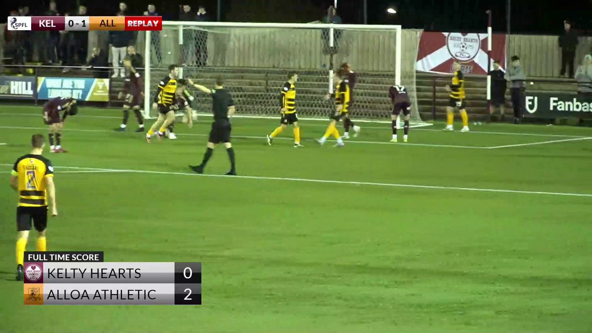 FT | 0-2 | Alloa grabbing a second with a wonderful move started and finished by Stefan Scougall. Burnside calmly cut it back to the Alloa talisman for an easy finish on the six yard box to secure all three points and put up back into the playoff spots.
