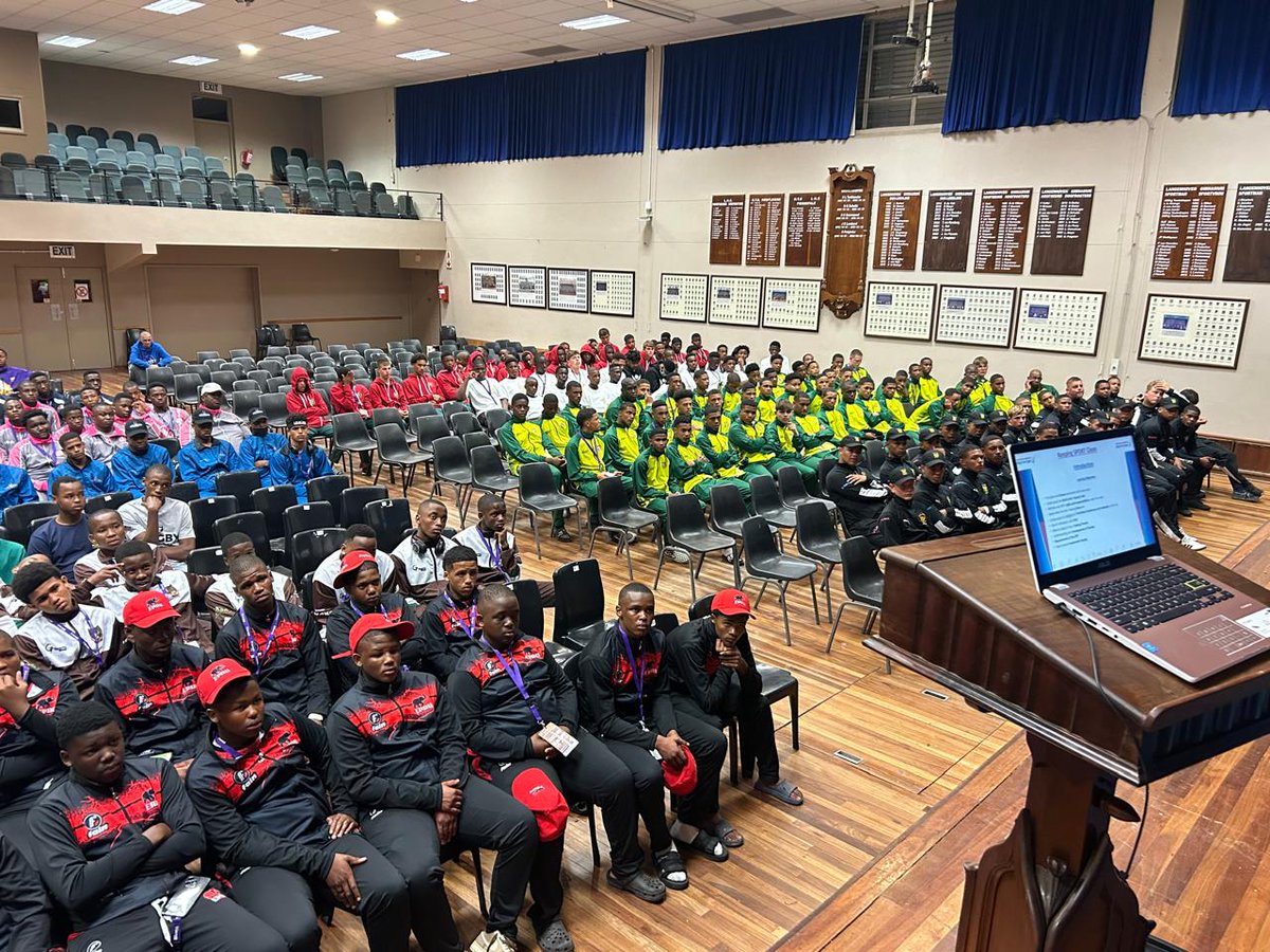 drugfreesportZA's tweet photo. Day 2 - #IqhaweWeek2025

SAIDS had an anti-doping education workshop at @IqhaweWeek 2025 in Oudsthoorn, educating athletes about their roles and responsibilities in anti-doping.  

 #KeepRugbyClean #SAIDS https://t.co/2oHKA8hROb
