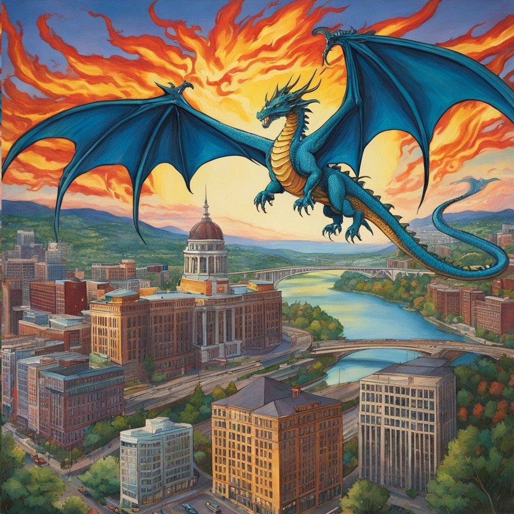 BPK5000's tweet photo. @TaJoordan @IamActuallyLvL1 Dragon in the hometown: https://t.co/7BcmwlJxZq