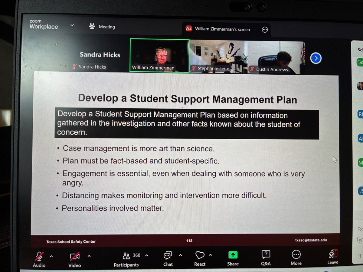 The BTA training got really deep!@TxSchoolSafety