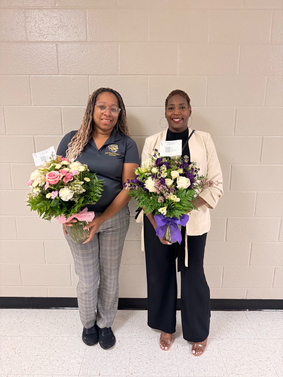 Celebrating our Instructional Coaches. Thank you for your contributions to AHS. Mrs. Adams and Mrs. Williams