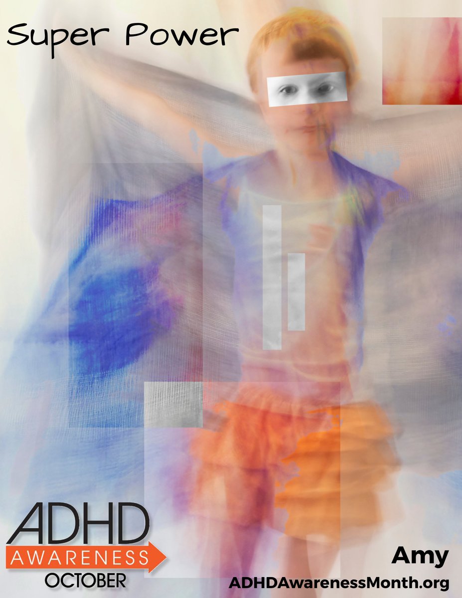 ADHDMonth's tweet image. Super Power captures my daughter’s ADHD energy—her rapid thoughts, vivid emotions, and vibrant, unstoppable spirit in motion. ~ Amy

Share your art, memes, and personal stories at
adhdawarenessmonth.org/art-form/

#adhd #ADHDAwarenessMonth #adhdmemes #adhdstories #themanyfacesofadhd