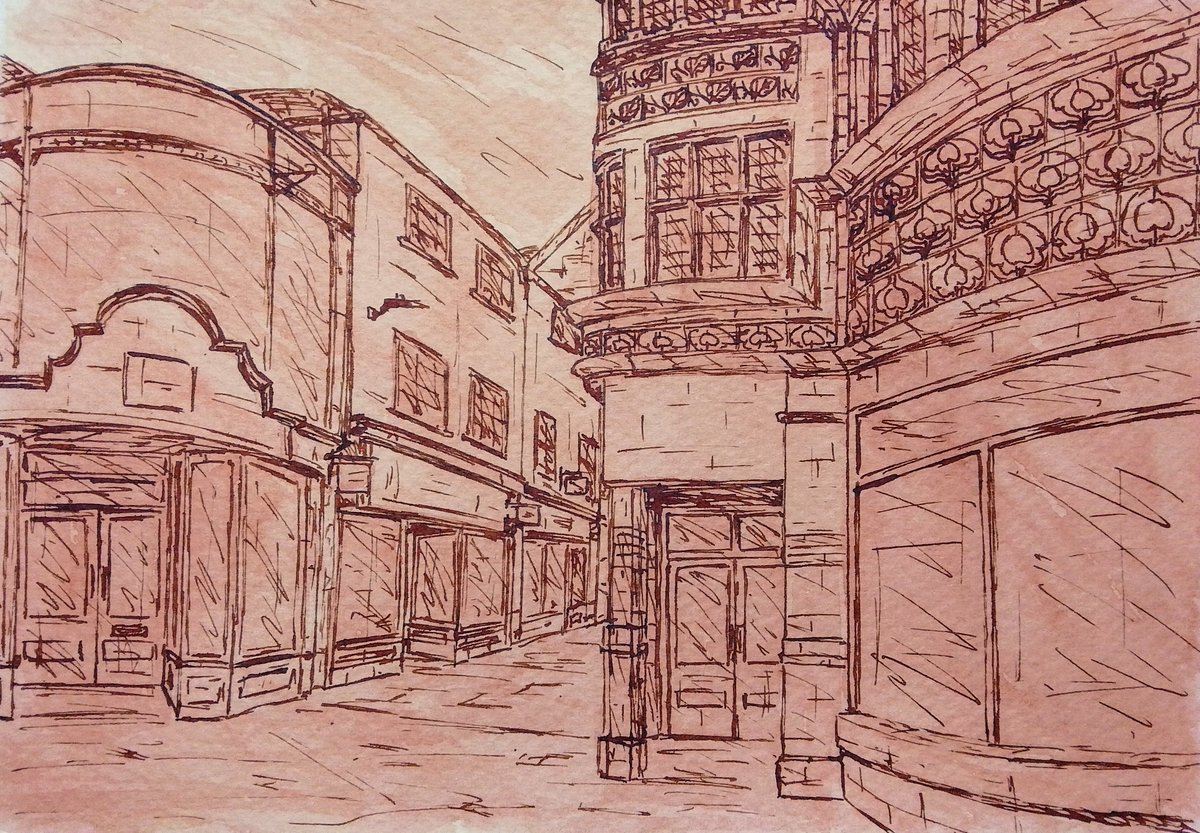 gebh350's tweet photo. A drawing of a street view in #Norwich done with a layered wash of sepia ink then a sketch over the top in the same colour. 🙂
Here is the speed sketch link: https://t.co/yEqnXtjN44
#TraditionalArt #Drawing #Art #Sketch #NorwichArt https://t.co/wZtnOG9og0