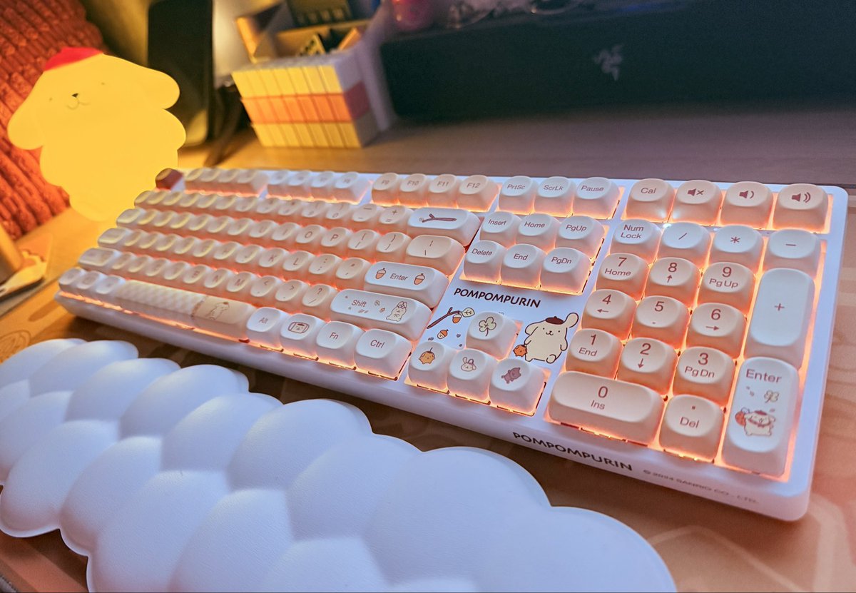 🍮I needed a new keyboard and there were discounts so it had to be done🍮

<a href="/AkkoMK/">Akko</a> 

#pompompurin #sanrio #akko