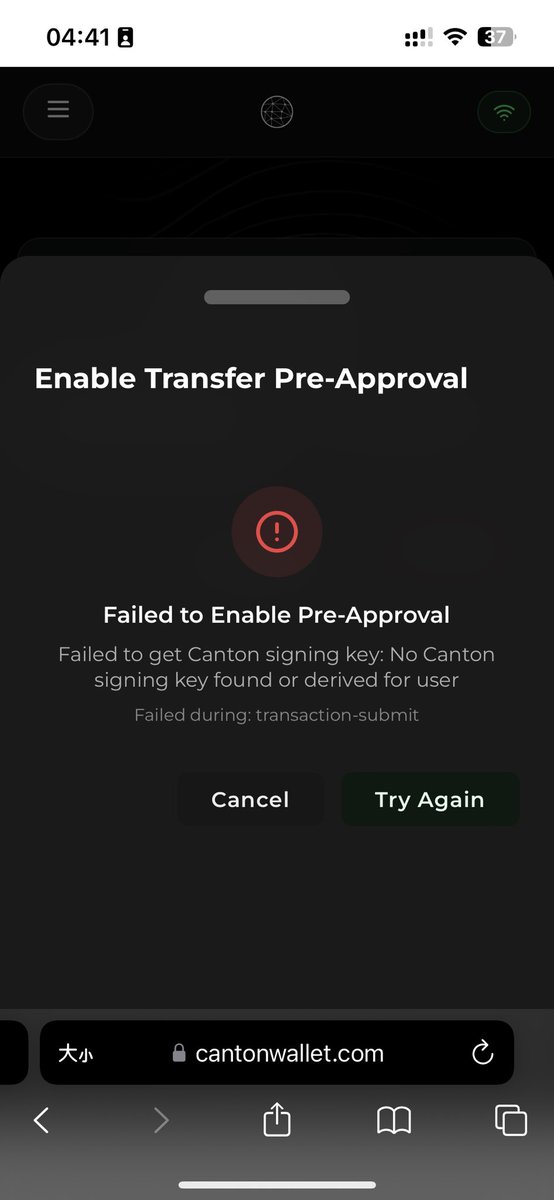 Knsinl's tweet photo. @CantonWallet Why is it like this? Please help me take a look.
party id：cantonwallet-sobli::12201f081fa72f1380f0e68f045e44e5a56ebb4d04011386f71621ba2226f1f0dbee https://t.co/uol5mBhGyr