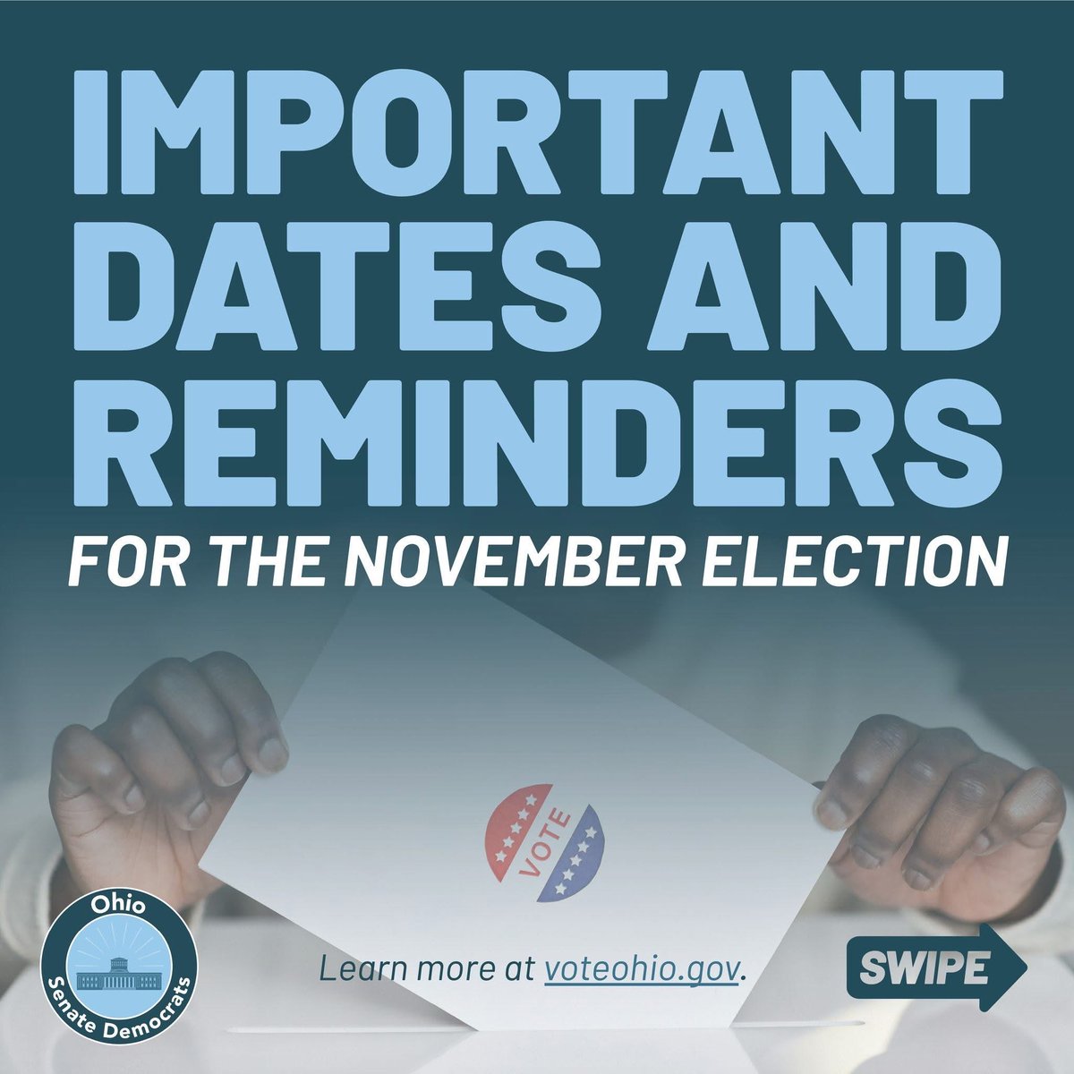 summitdems's tweet image. 🗳️Early voting starts today!