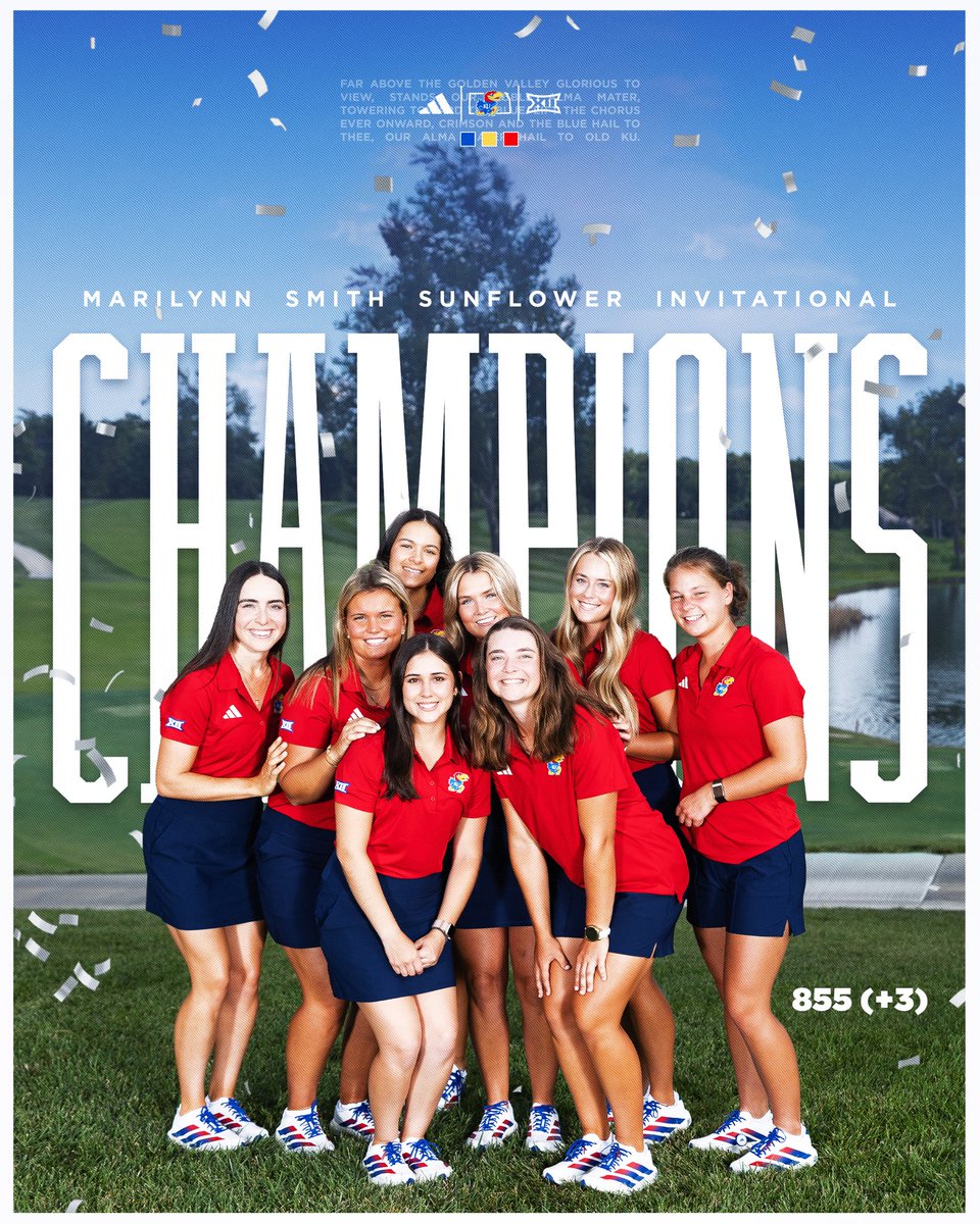 Repeat complete 🏆

Kansas takes home the team title for the second year in a row 🌻

#RockChalk