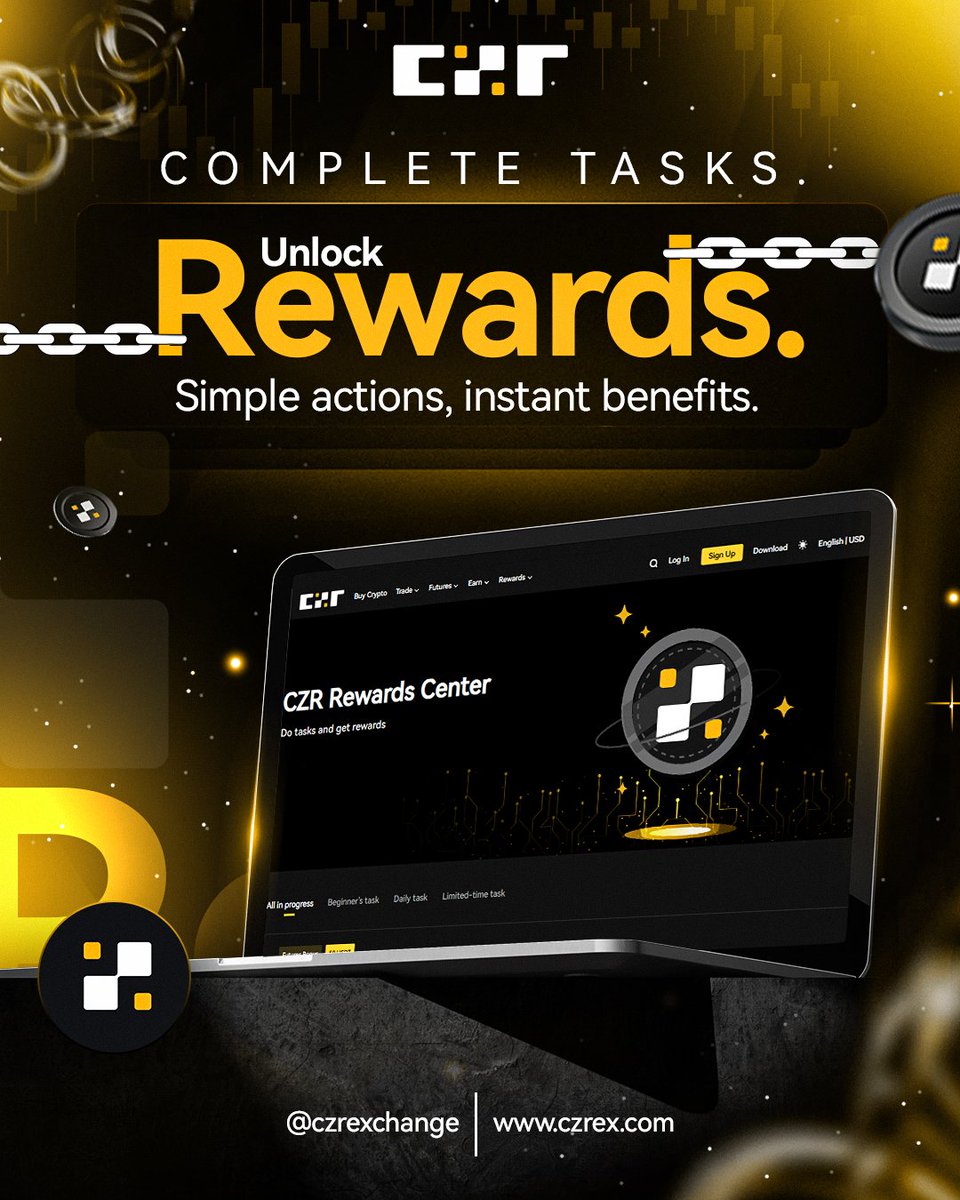 CZR_Becario's tweet image. ¡Ahora sí! 🙌

Desde tareas para principiantes hasta misiones diarias 💼
Cada acción cuenta, cada recompensa suma 💰

Empieza a ganar con el CZR Rewards Center 👉 czrex.com/en_US/taskCent…

#CZRexchange @CZRLatam #Recompensas #Web3 #CZR