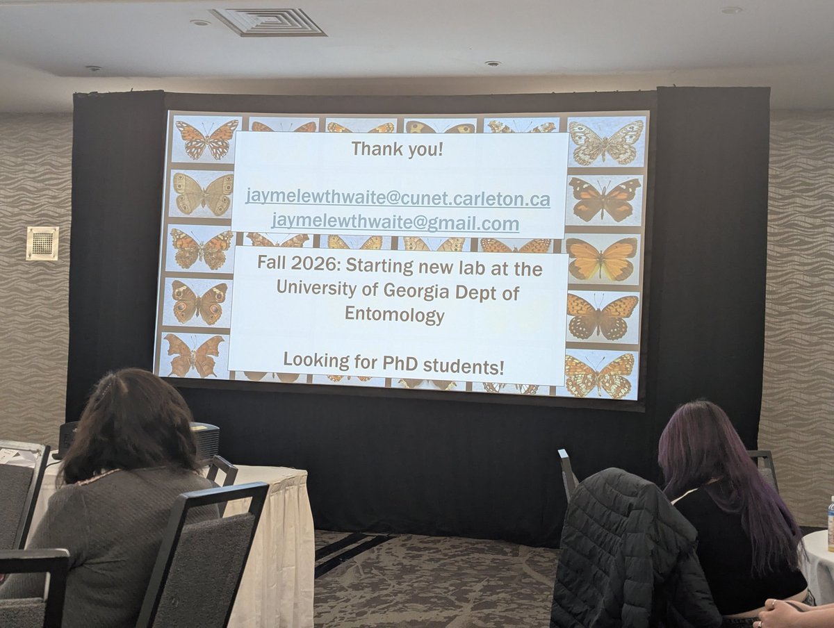 If you are looking for a PhD position in entomology. Check this out. 
#EntoSocietyConference25Calgary