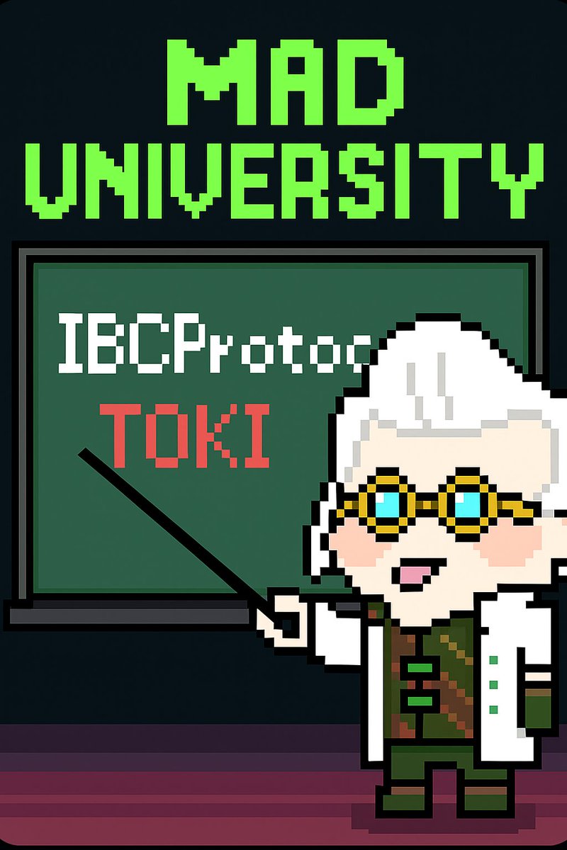Übertragen Sie ihre Vermögenswerte zwischen den Ketten in sicherer Umgebung bei Mad University mit <a href="/tokifinance/">TOKI 🐦</a> und <a href="/IBCProtocol/">The Inter-Blockchain Communication Protocol</a> . Nichts geht verlören und ist alles nativ .
Folgen Sie <a href="/madscientists_x/">Mad Scientists 🧪</a>