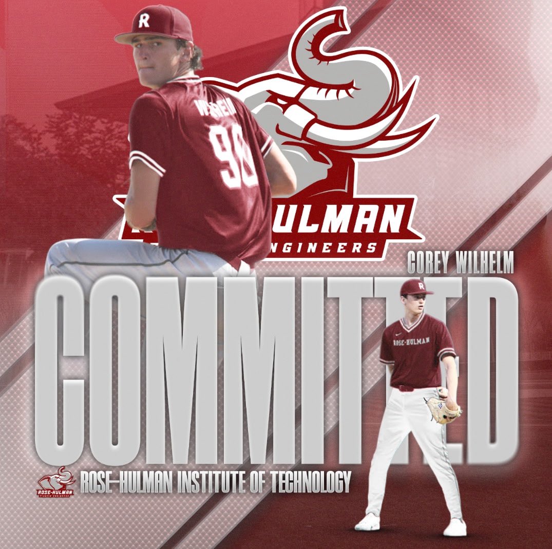 I’m excited to announce my commitment to Rose-Hulman Institute of Technology. I would like to thank all of my coaches and especially my parents and family members for all they have done for me.
