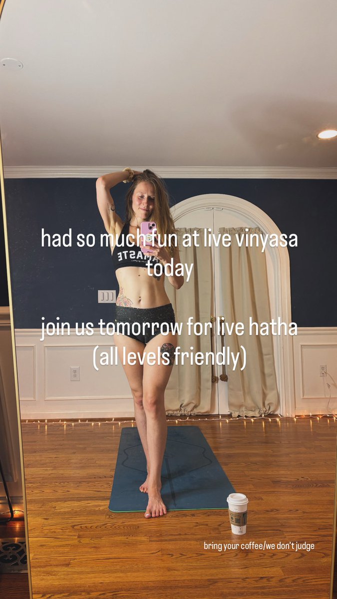 katclaussen's tweet photo. https://t.co/0ns0NzaHff #yoga #hatha #livestream #liveyoga #patreon https://t.co/sF6oXvYda1