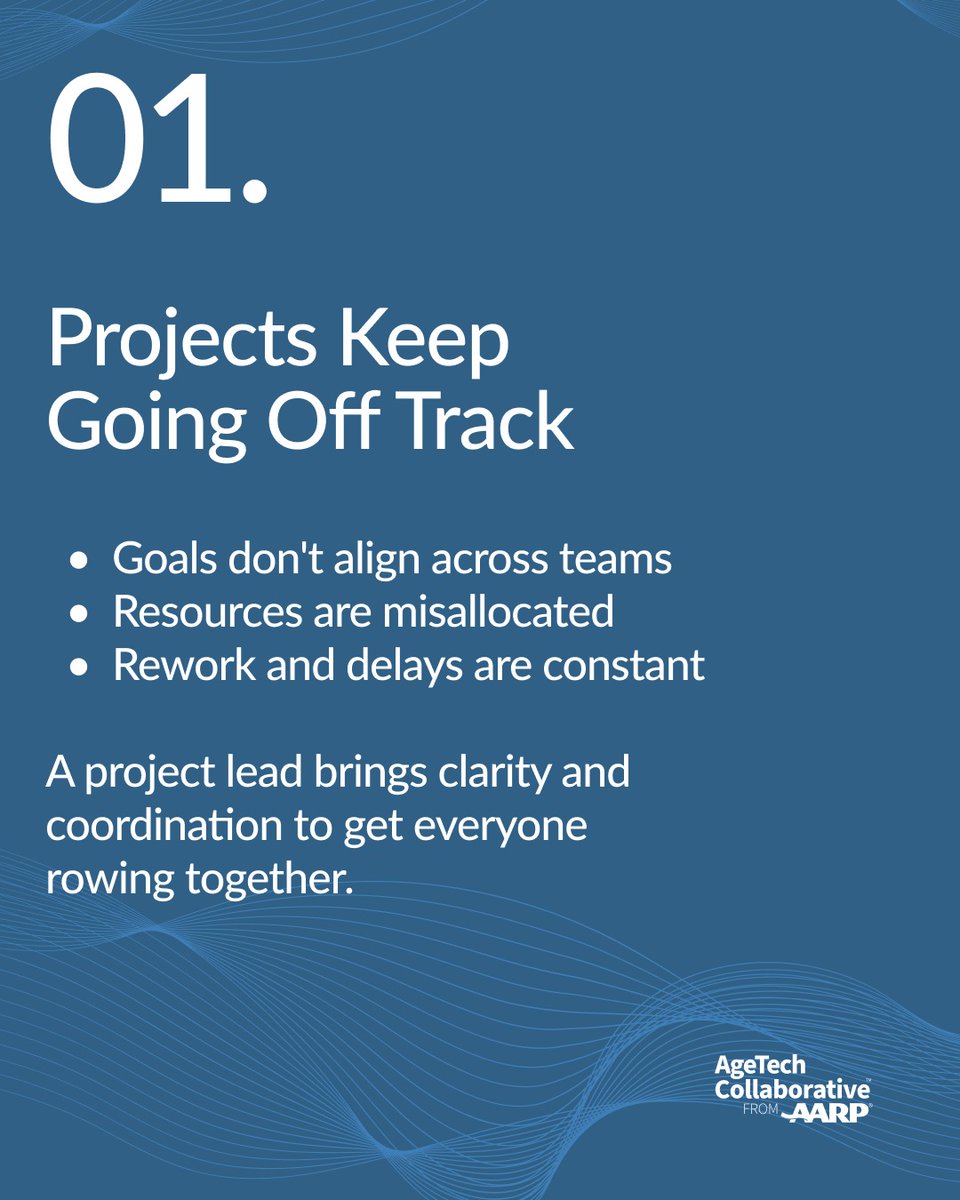 AgeTechCollab's tweet image. Even great teams can struggle with execution.
5 signs you might benefit from project management support:
❌Projects drifting off course
❌Communication silos
❌Overwhelmed teams
❌Frequent status requests
❌Innovation stalled
🎯 Read more in our blog post: lnkd.in/ghQ_ZEys