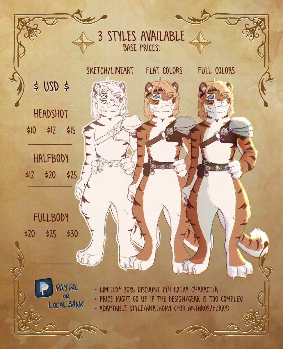 fern_blade_'s tweet photo. ☆ COMMISSIONS OPEN ☆

#artcommissions #digitalart #dndart #furryart #dungeonsanddragons https://t.co/KVcfOtNBrX