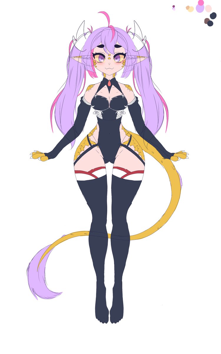 Nyappuny's tweet image. Looking for vtuber artist and rigger for this cutie! And any kind of art [overlays, panels etc] to commission! 
Budget for model will be 1k! I would like to redesign some parts  for twitch policy

Please drop me your vgen! Add 🐲 to your comment if you read!

#Vtuber #ENVtuber