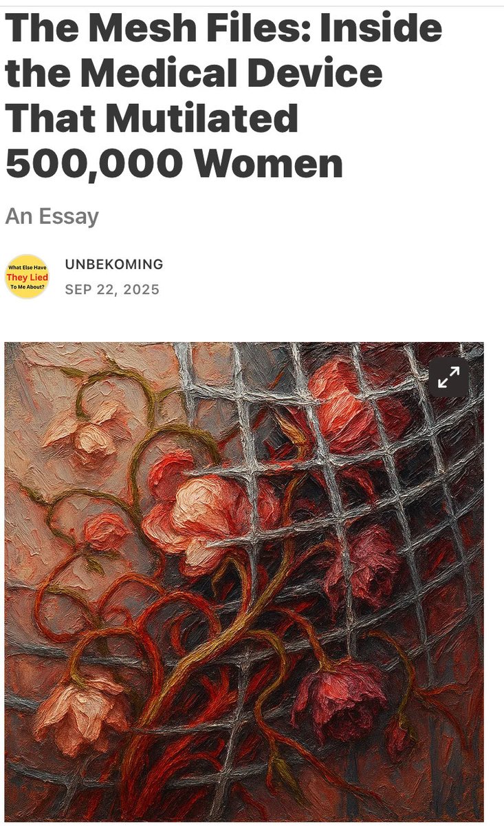 SusanMorgan19's tweet image. How many of us have been saying this …. For decades …..🗣️🗣️🗣️🗣️

🔥”Removal—what the medical system euphemistically calls &quot;revision&quot;—often causes more damage than the original implant. Surgeons compare it to removing rebar from concrete or bubblegum from hair”

#MESH…