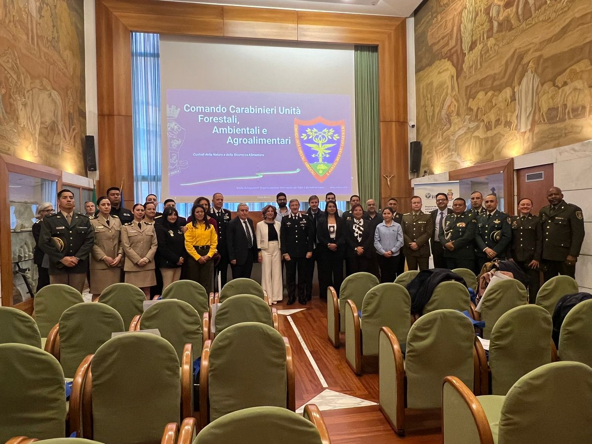 #Forestal el Líder del GTO Forestal Rodolfo Valdivia y el Líder del EBF Pucón Juan Ignacio Miró participan en el curso desarrollado por  la Organizacion Internacional Italo-Latinoamericana sobre investigacion de incendios forestales. <a href="/_Carabinieri_/">Arma dei Carabinieri</a>