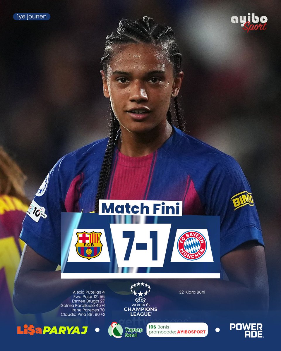 Ayibo_Sport's tweet image. ⚽️ Medam yo vanje mesye yo!
#WUCL